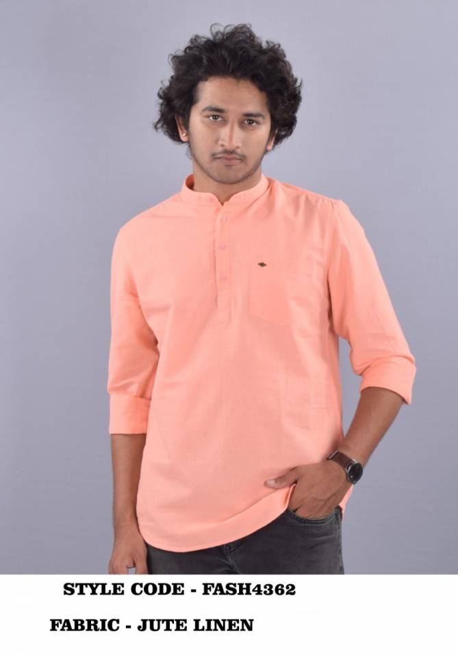 French American 01 Casual Wear Wholesale Short Kurta Mens Collection